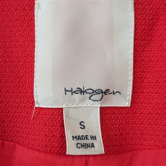HALOGEN Cherry Red Y2K Blazer, Size S - Picture 5 of 9